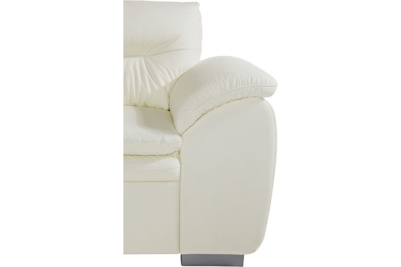 Leather 2 seat sofa - Leandra