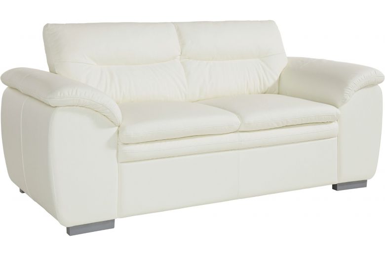 Leather 2 seat sofa - Leandra