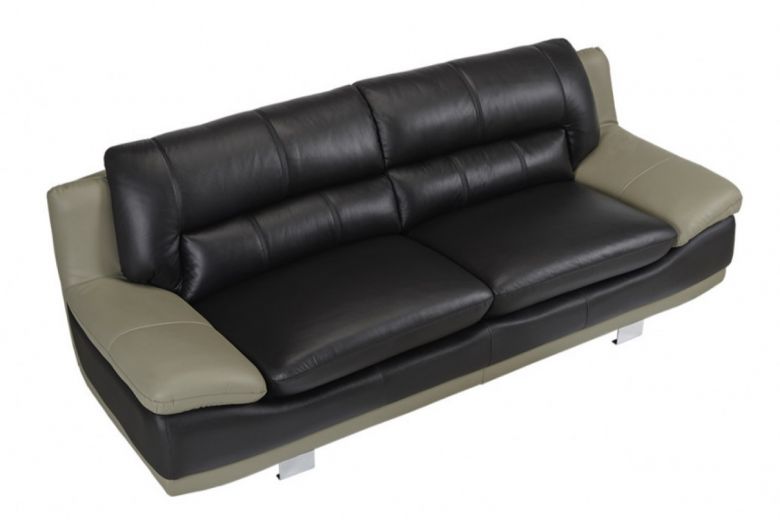 Leather 3 seat sofa - Thomas