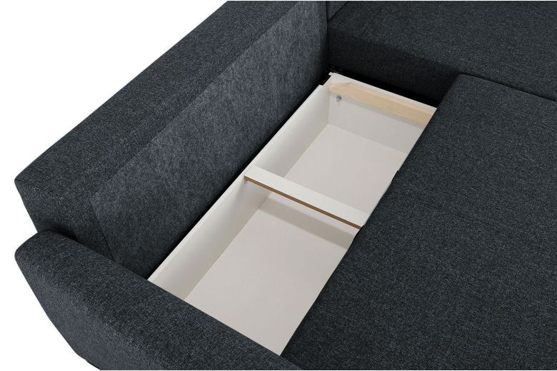 Corner sofa with changeable corner - Quin (Pull-out with storage box)