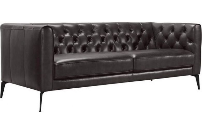 Leather 3 seat sofa - Narmada