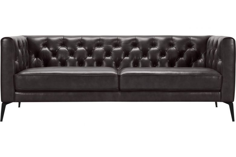 Leather 3 seat sofa - Narmada