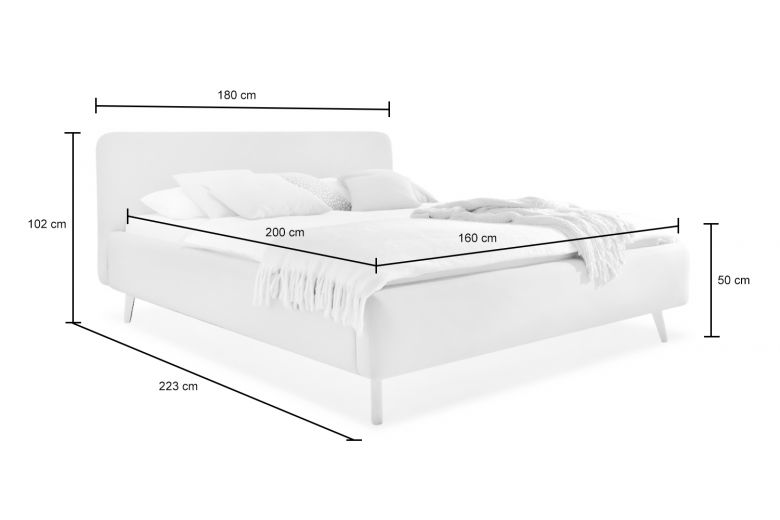 Kровать 90x200 - Motorrahmen-Bett