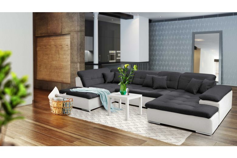 U shape sofa - Neapel - P (Pull-out with storage box)