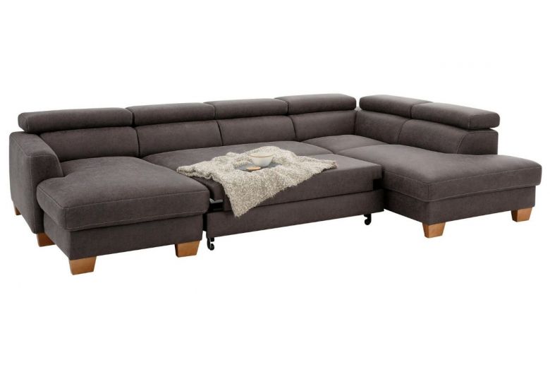 U shape sofa - Steve Luxus (Pull-out with storage box)