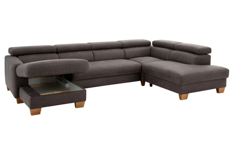 U shape sofa - Steve Luxus (Pull-out with storage box)