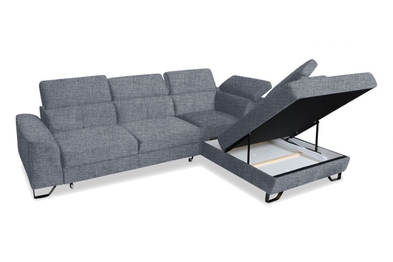 Corner sofa - Asti (Pull-out with storage box)