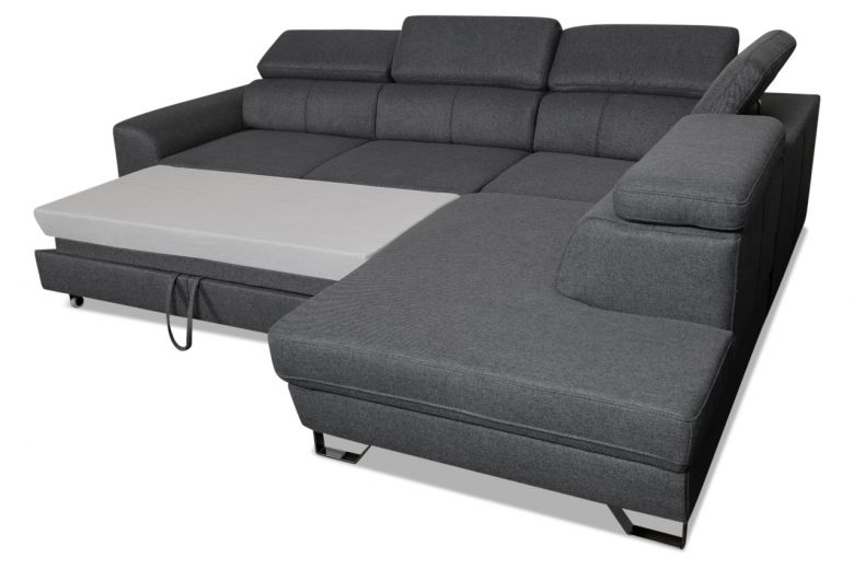 Corner sofa XL - Asti (Pull-out with storage box)
