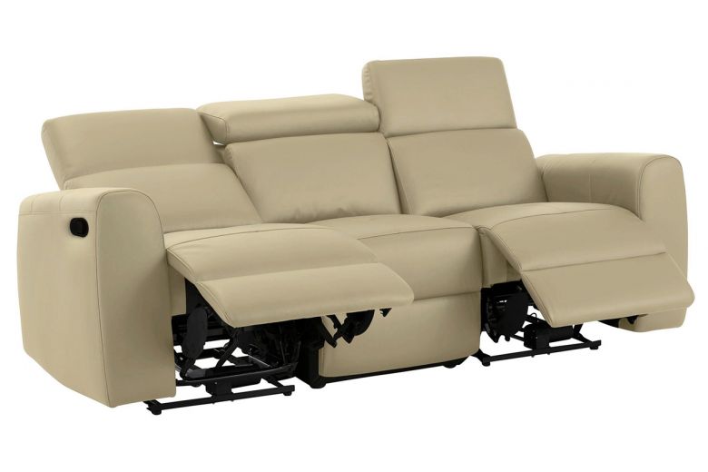 Leather 3 seat sofa - Sentrano