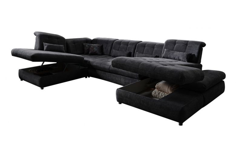 U shape sofa - Arezza-P (Pull-out with storage box)