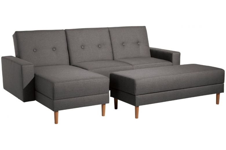 Corner sofa - Just Chill with hocker (Pull-out with storage box)