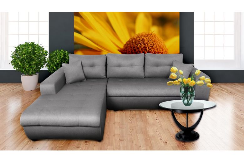 Corner sofa - Virginia (Pull-out with storage box)