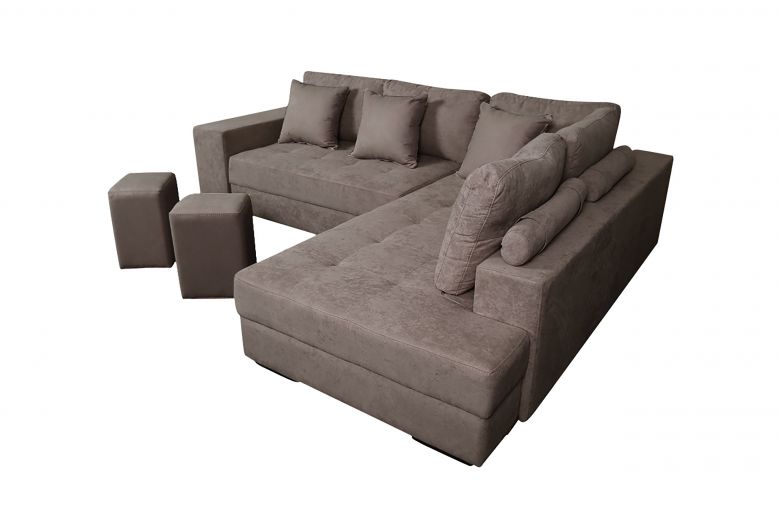 Corner sofa XL - Carina-P (Pull-out with storage box)