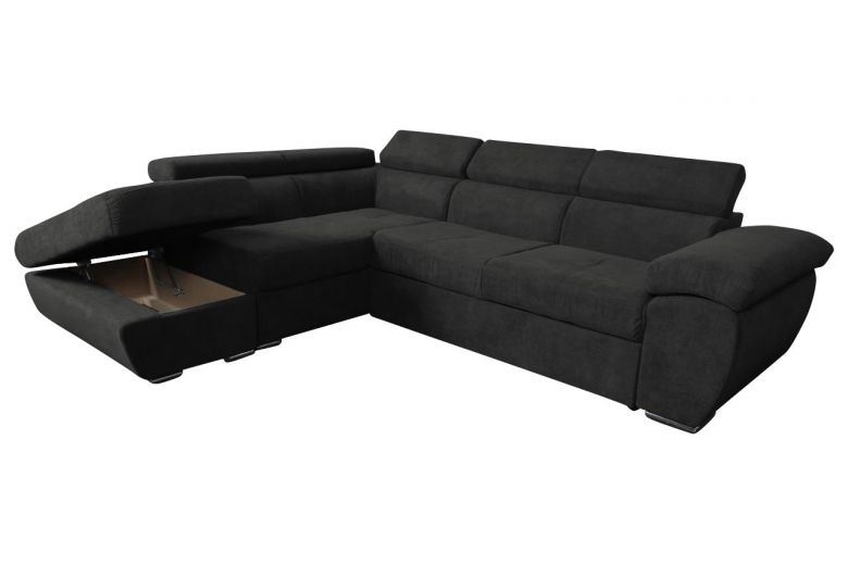 Corner sofa XL - Fiona-P (Pull-out with storage box)