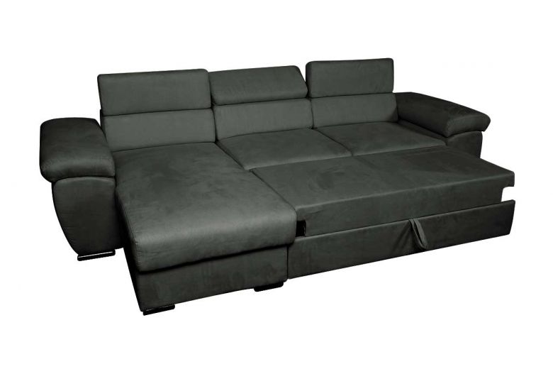 Corner sofa with changeable corner - Como-P (Pull-out with storage box)