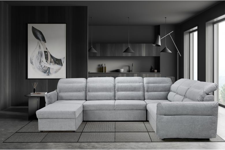 U shape sofa - Ancona-P (Pull-out with storage box)