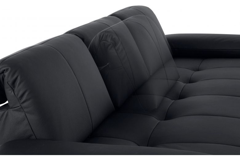 Leather 3 seat sofa - Stenlille