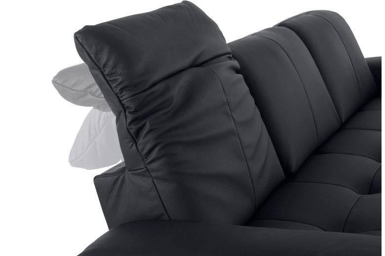 Leather 3 seat sofa - Stenlille