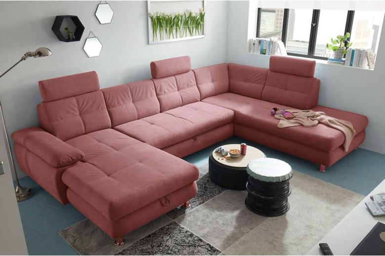 U shape sofa - Alba (Pull-out with storage box)