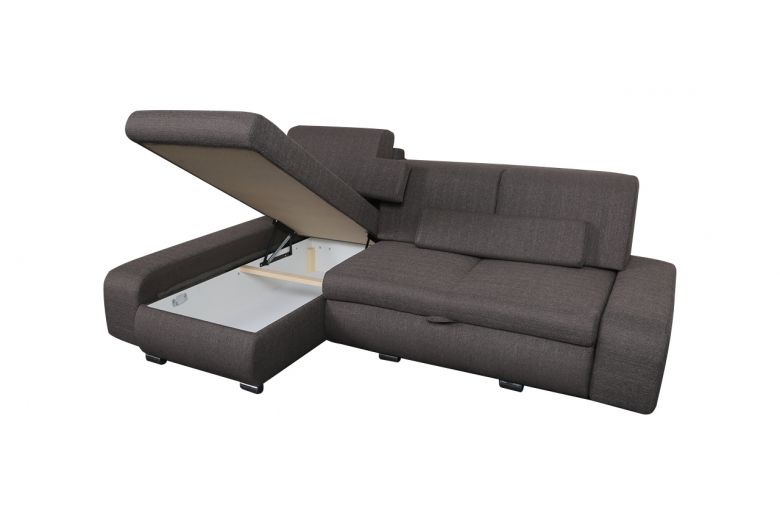 Corner sofa - Milan (Pull-out with storage box)