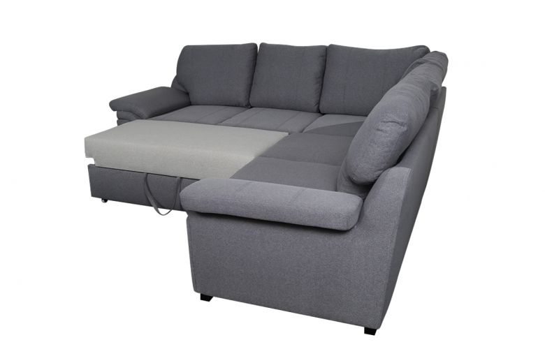Corner sofa XL - Amy-P (Pull-out with storage box)