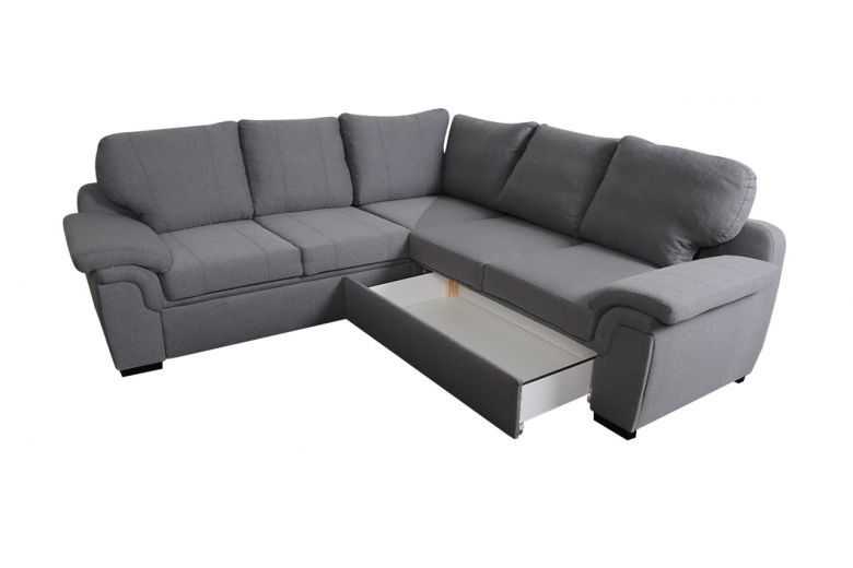 Corner sofa XL - Amy-P (Pull-out with storage box)