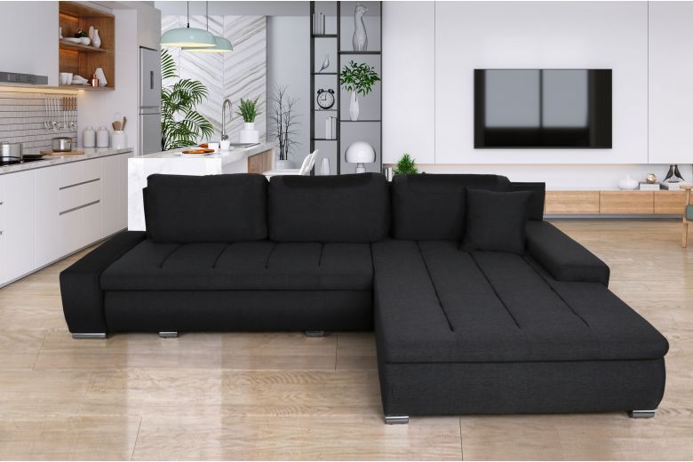 Corner sofa - Malaga-P (Pull-out with storage box)