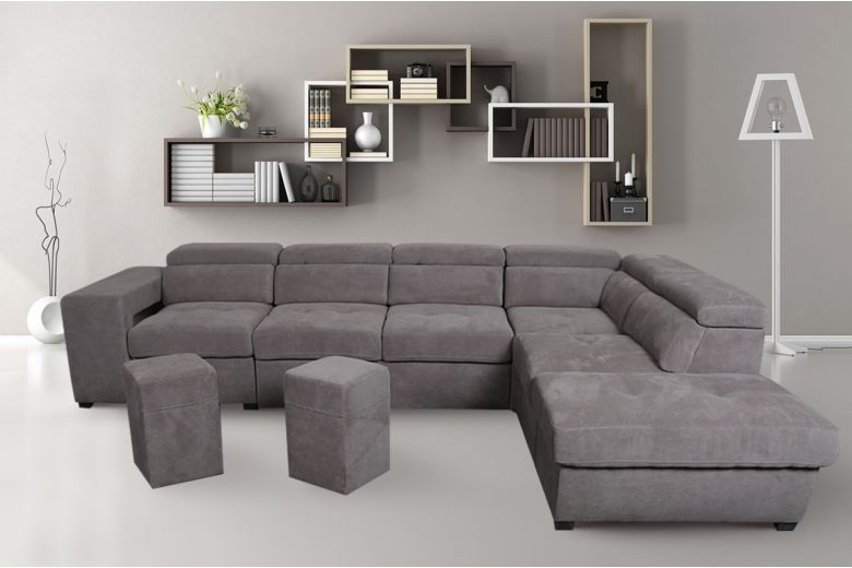 Corner sofa XL - Positano-P (Pull-out with storage box)