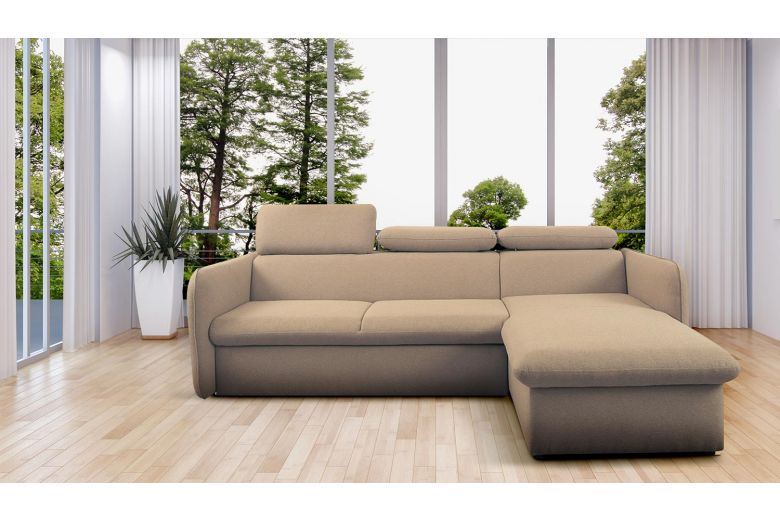 Corner sofa - Emilio (Pull-out with storage box)