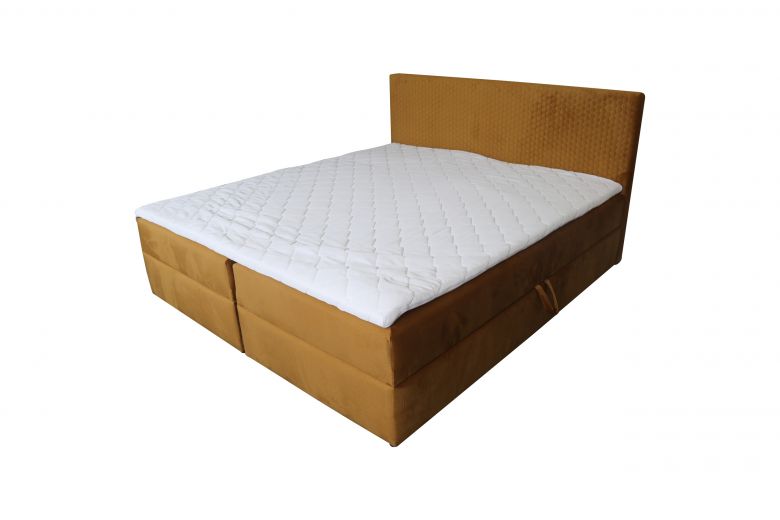 Boxspring bed 180x200 - Lisa (Pull-out with storage box)