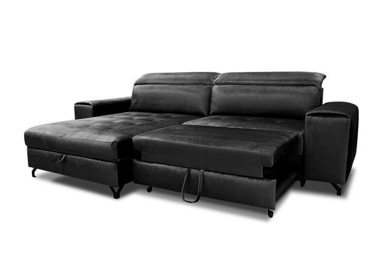 Corner sofa - Angelo (Pull-out with storage box)