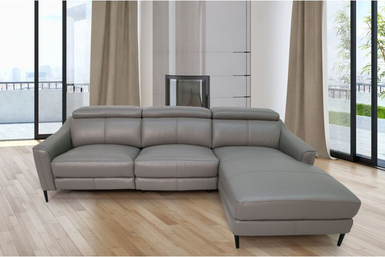 Leather corner sofa - Queen