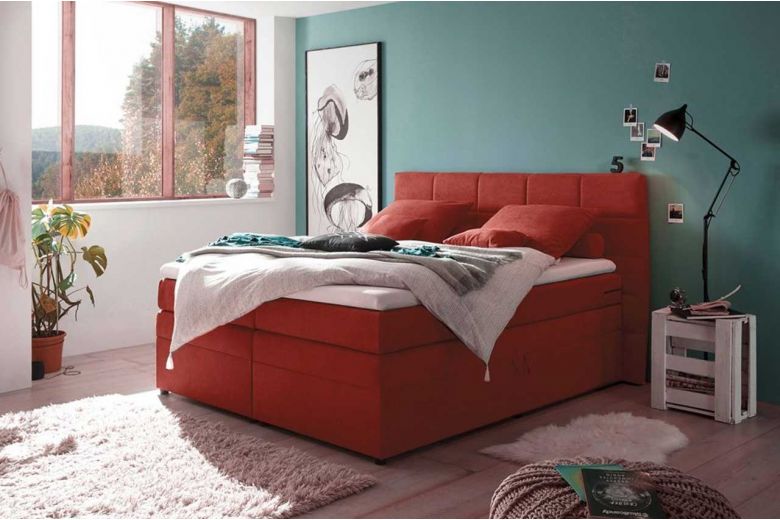Boxspring bed 180x200 - Tacoma 3 (Pull-out with storage box)