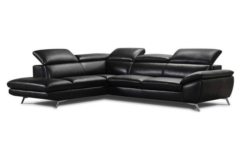 Leather corner sofa - Andrea