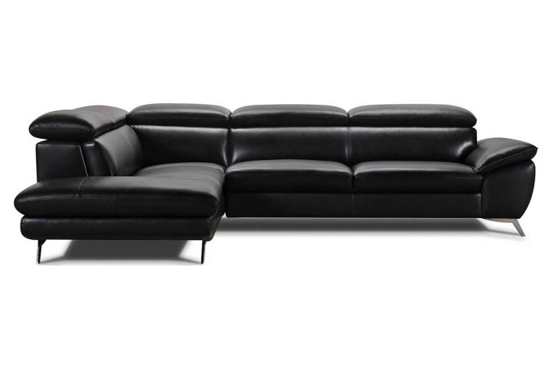 Leather corner sofa - Andrea