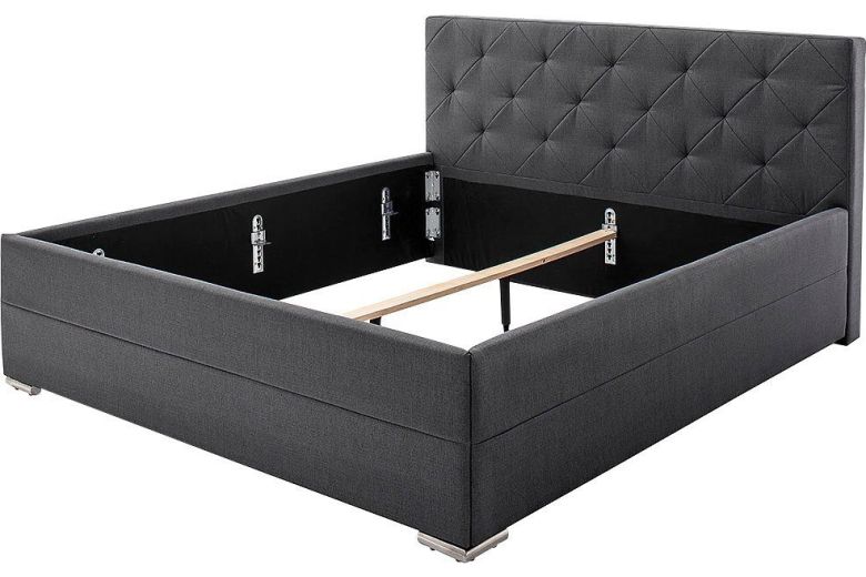 Upholstered bed 180x200 - Chicago with bed slat