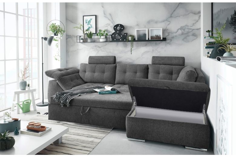 Corner sofa XL - Oman (Pull-out with storage box)