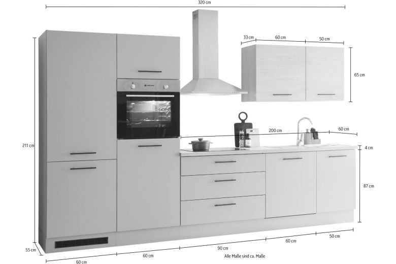 Kitchen with electrical appliances - Malfi