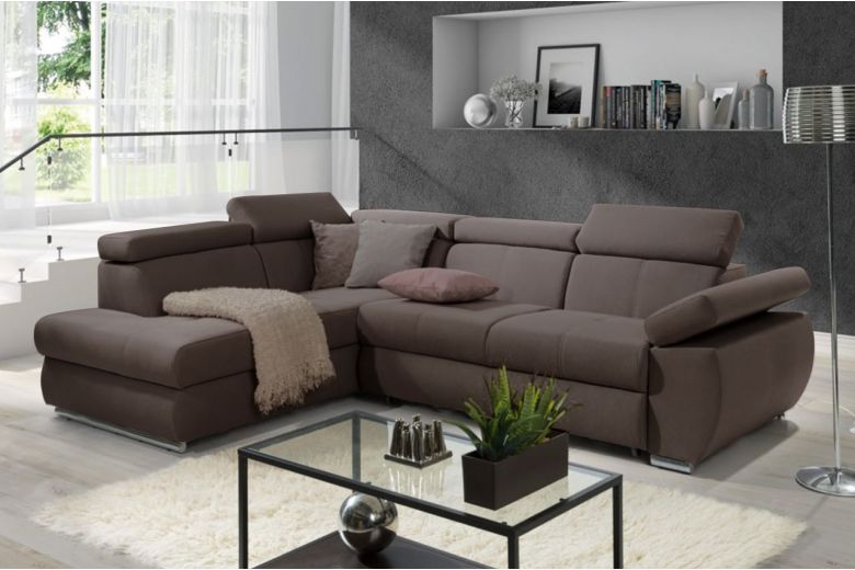 Corner sofa - Lizbona II (Pull-out with storage box)