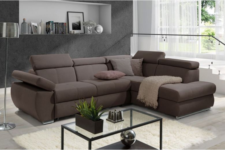 Corner sofa - Lizbona II (Pull-out with storage box)