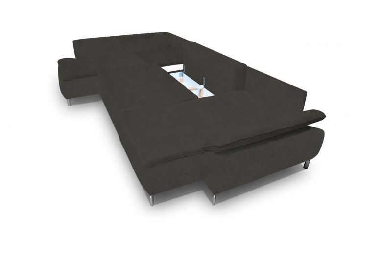 U shape sofa - Bergamo III (Pull-out with storage box)