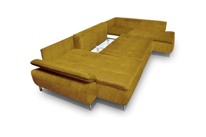 U shape sofa - Bergamo III (Pull-out with storage box)
