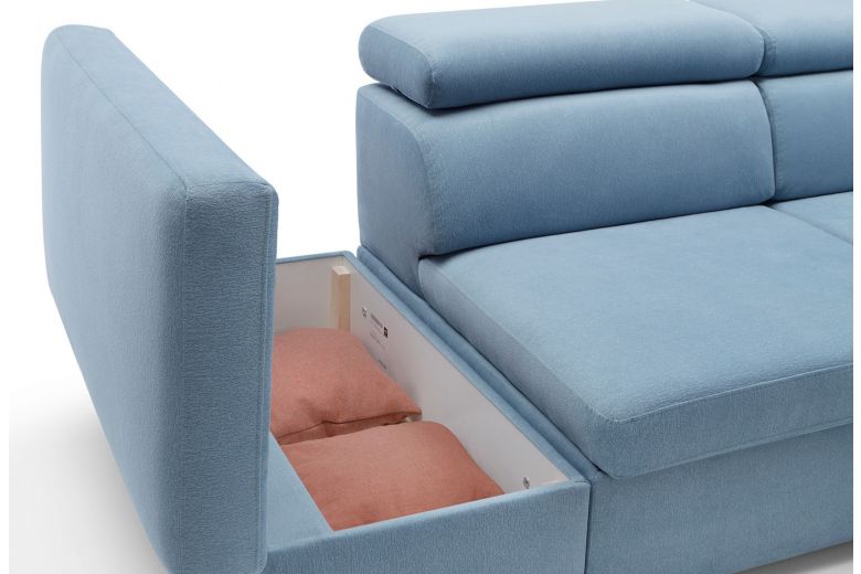 Corner sofa - Emporio (Pull-out with storage box)