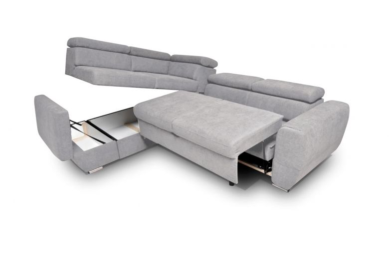 Corner sofa XL - Emporio (Pull-out with storage box)