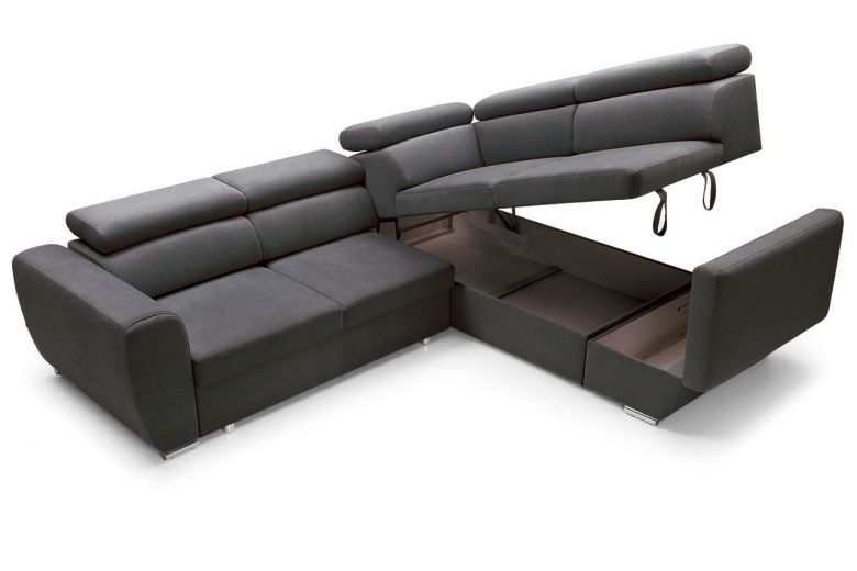 Corner sofa - Emporio (Pull-out with storage box)