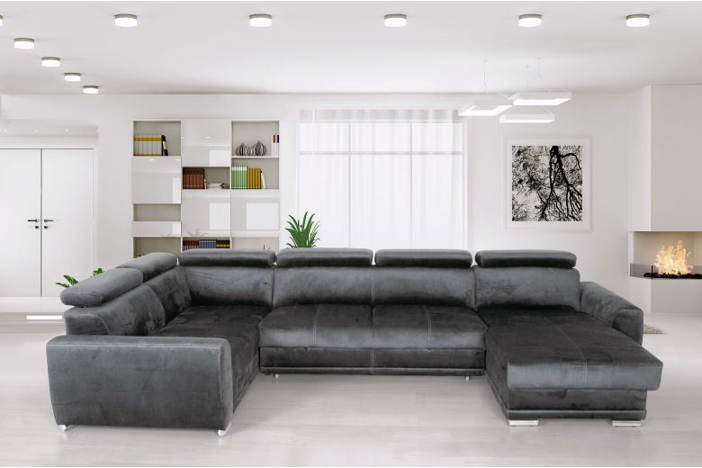 U shape sofa - Moon Maxi (Pull-out with storage box)