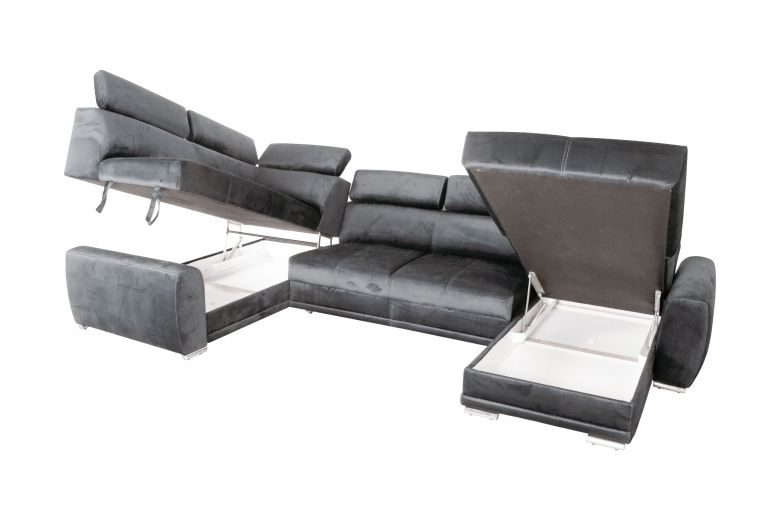 U shape sofa - Moon Maxi (Pull-out with storage box)