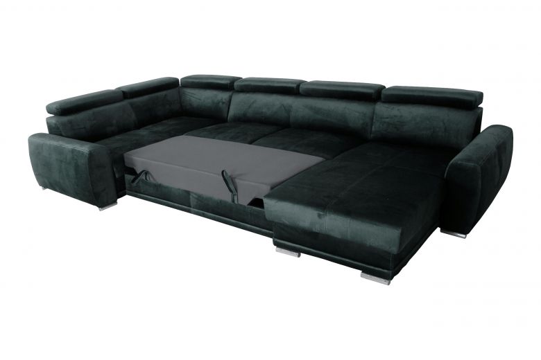 U shape sofa - Moon Maxi (Pull-out with storage box)