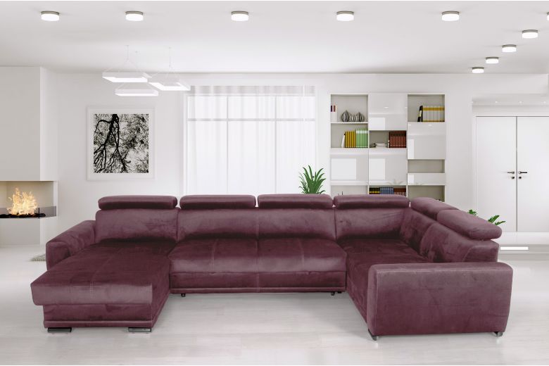 U shape sofa - Moon Maxi (Pull-out with storage box)