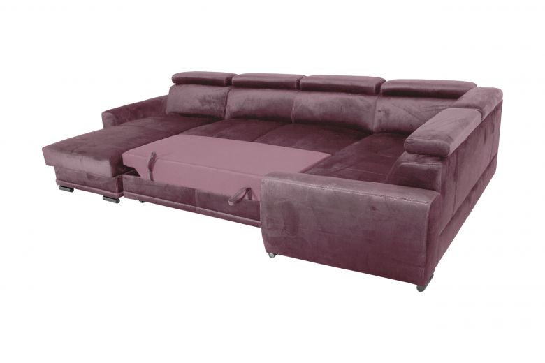 U shape sofa - Moon Maxi (Pull-out with storage box)